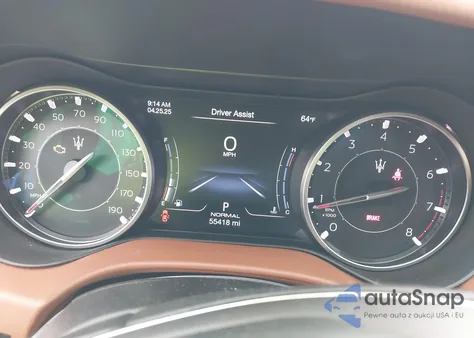 2021 Maserati Ghibli S Granlusso из США, поврежденный, VIN ZAM57YSL3M1362066